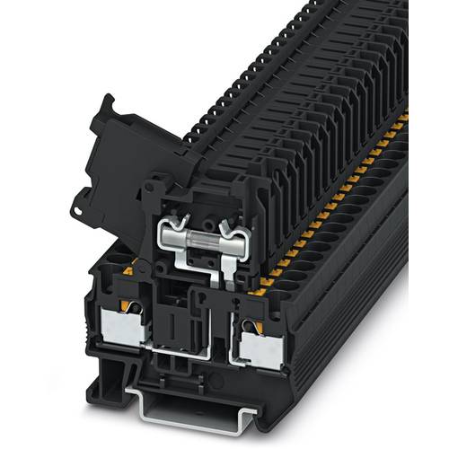 Phoenix Contact 3211861 Sicherungsreihenklemme 6.2 mm Schnellanschluss Schwarz 50 St.