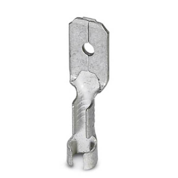 Phoenix Contact 3240161 Flachstecker Steckbreite: 6.3 mm Steckdicke: 0.8 mm 180 ° Unisoliert Metall 100 St.