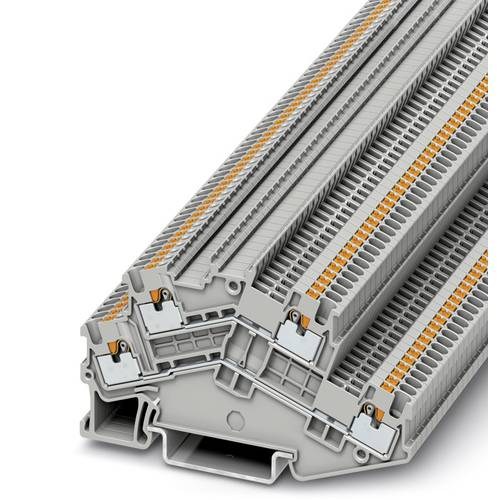 Thumbnail - Phoenix Contact 3214657 Doppelstockklemme 3.5 mm Schnellanschluss Grau 50 St.