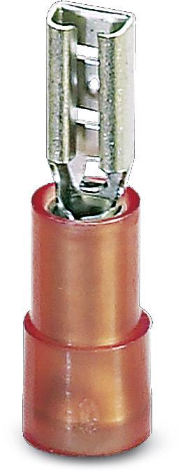 Phoenix Contact 3240048 Flachsteckhülse Steckbreite: 2.8 mm Steckdicke: 0.5 mm 180 ° Teilisoliert Rot 100 St.