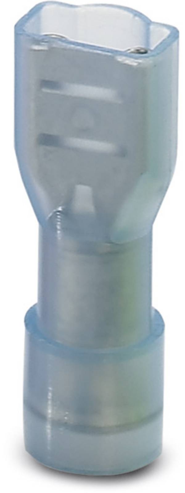 Phoenix Contact 3240540 Flachsteckhülse  Steckbreite: 4.8 mm Steckdicke: 0.8 mm 180 ° Vollisoliert Blau 50 St.