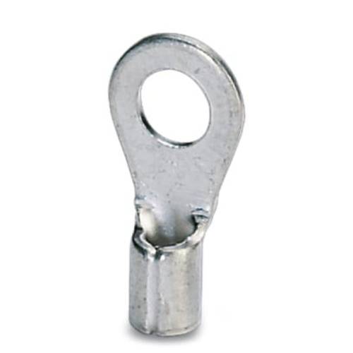 Thumbnail - Phoenix Contact 3240081 Ringkabelschuh Querschnitt (max.)=2.50 mm² Loch-Ø=8.4 mm Unisoliert Metall 100 St.