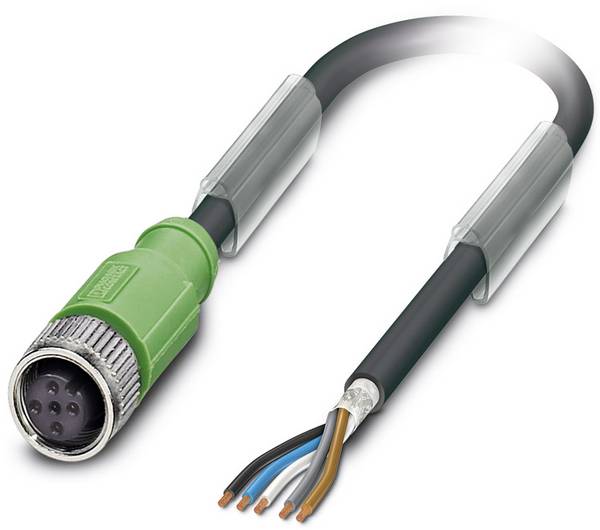 Phoenix Contact 1682948 Sensor-/Aktor-Steckverbinder, konfektioniert M12 Buchse, gerade 3.00 m Polzahl Sensoren: 5 1 St.