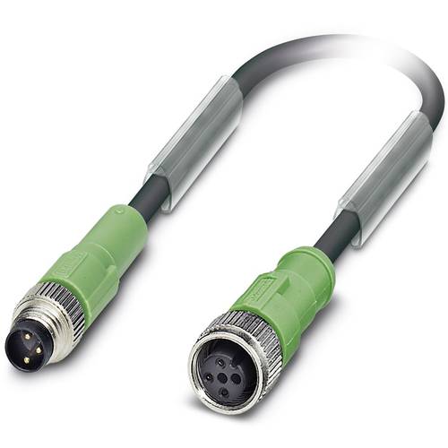 Phoenix Contact 1682304 Sensor-/Aktor-Steckverbinder, konfektioniert M12 Stecker, gerade, Buchse, gerade 30.00 cm Polzah...