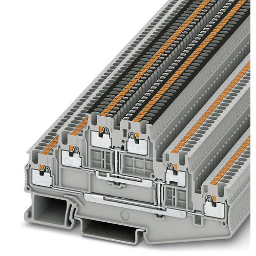 Phoenix Contact 3213742 Mehrstockklemme 3.5 mm Schnellanschluss Grau 50 St.