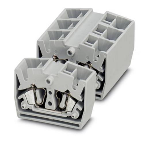 Phoenix Contact 3244258 Durchgangsklemme 10.4 mm Zugfeder Grau 50 St.