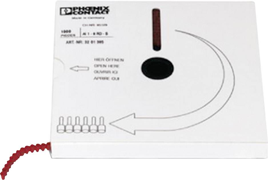 PHOENIX CONTACT Aderendhülse Bandware 0.5 mm² 8 mm Teilisoliert Weiß 3201369 1000 St. (3201369)