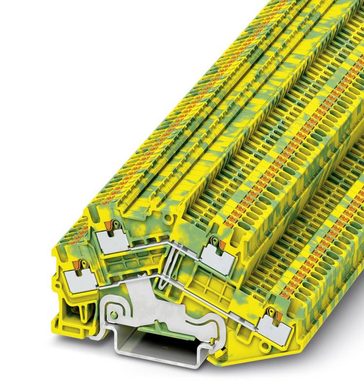 Phoenix Contact 3214673 Doppelstock-Schutzleiterklemme 3.5 mm Schnellanschluss Grün, Gelb 50 St.