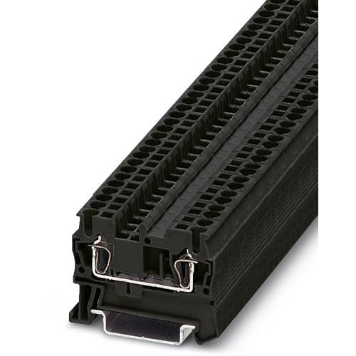 Phoenix Contact 3037122 Durchgangsreihenklemme 5.2 mm Zugfeder Schwarz 50 St.