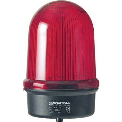 Werma Signaltechnik Signalleuchte LED 280.150.60 280.150.60  Rot Blitzlicht 230 V/AC 