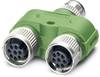 Phoenix Contact 1454972 Sensor-/Aktor-Verteiler und Adapter M12 Adapter, Y-Form Polzahl Sensoren: 8 5 St.