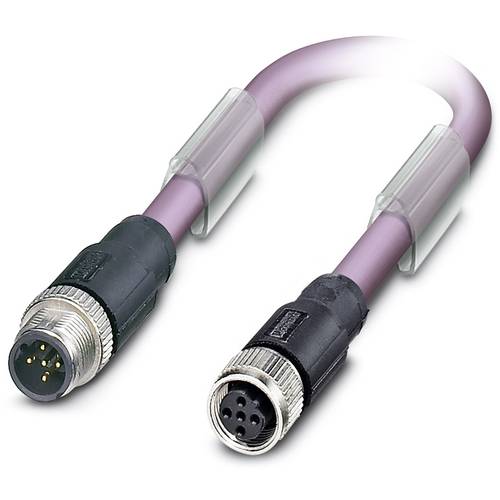 Thumbnail - Phoenix Contact 1507395 Sensor-/Aktor-Datensteckverbinder, konfektioniert M12 Stecker, gerade, Buchse, gerade 10.00 m Po...