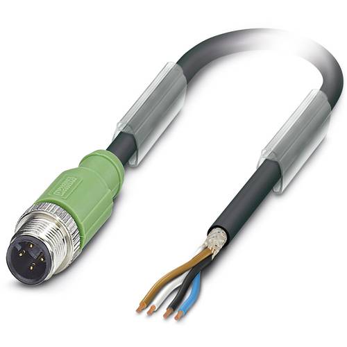 Thumbnail - Phoenix Contact 1682618 Sensor-/Aktor-Steckverbinder, konfektioniert M12 Stecker, gerade 3.00 m Polzahl Sensoren: 4 1 St...