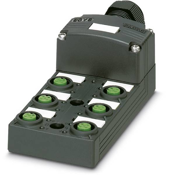 Phoenix Contact SACB-6/12-L-C SCO P 1452835 Sensor/Aktorbox passiv M12-Verteiler mit Kunststoffgewinde 1 St. Piece