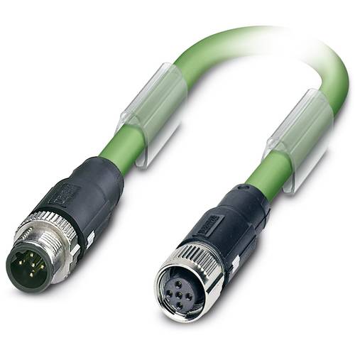Thumbnail - Phoenix Contact 1517958 Sensor-/Aktor-Datensteckverbinder, konfektioniert M12 Stecker, gerade, Buchse, gerade 30.00 cm P...