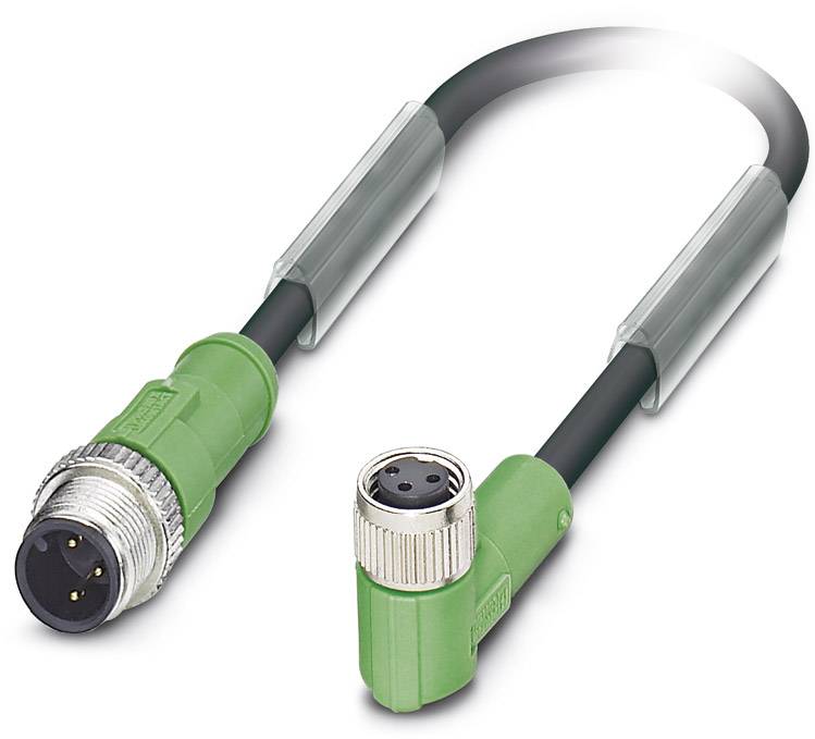 PHOENIX CONTACT Sensor-/Aktor-Kabel SAC-3P-M12MS/0,3-PUR/M 8FR Inhalt: 1 St. (1668836)