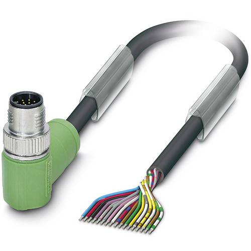 Phoenix Contact 1430734 Sensor-/Aktor-Steckverbinder, konfektioniert M12 Stecker, gewinkelt 1.50 m Polzahl Sensoren: 17 ...