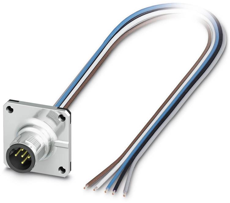 Phoenix Contact 1424017 Sensor-/Aktor-Einbausteckverbinder M12 Stecker, Einbau Polzahl Sensoren: 8 10 St.