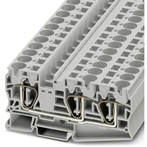 Phoenix Contact 3035328 Durchgangsreihenklemme 12.2 mm Zugfeder Grau 25 St.