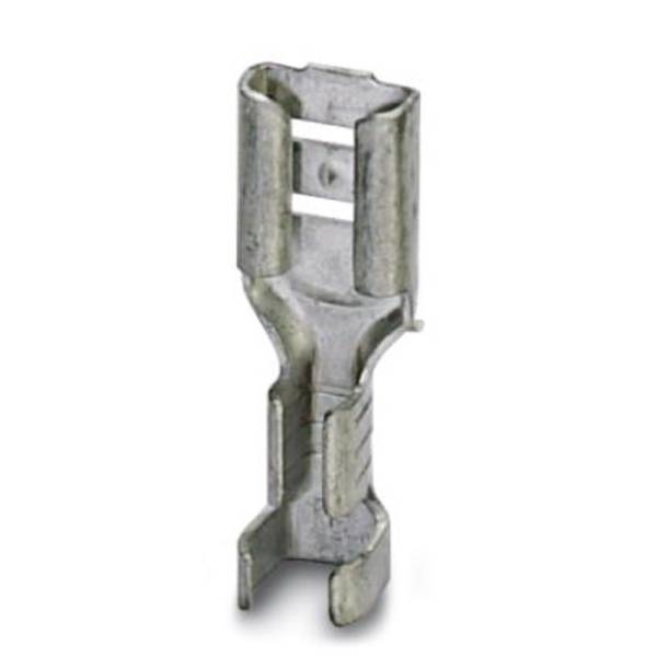 Phoenix Contact 3240154 Flachsteckhülse  Steckbreite: 4.8 mm Steckdicke: 0.5 mm 180 ° Unisoliert Metall 100 St.