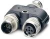 Phoenix Contact 1438079 Sensor-/Aktor-Verteiler und Adapter M12 Adapter, Y-Form Polzahl Sensoren: 5 5 St.