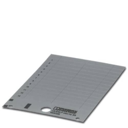 Phoenix Contact 0830328 US-EMLP (40X10) SR Gerätemarkierung Montage-Art: aufkleben Beschriftungsfläche: 40 x 10 mm Silbe...