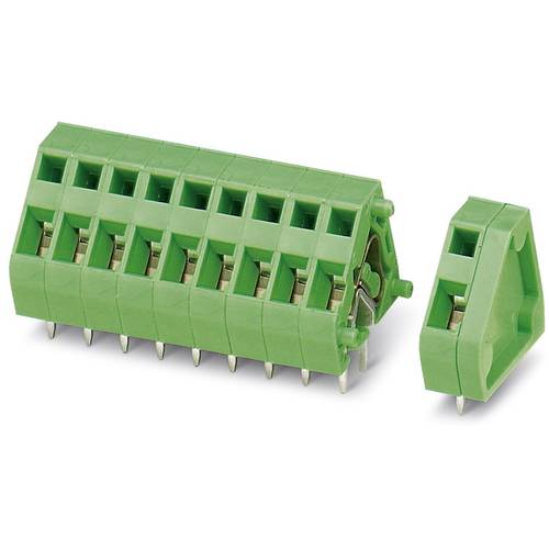 Phoenix Contact 1932876 Federkraftklemmblock 0.50 mm² Polzahl 12 Grün 50 St.