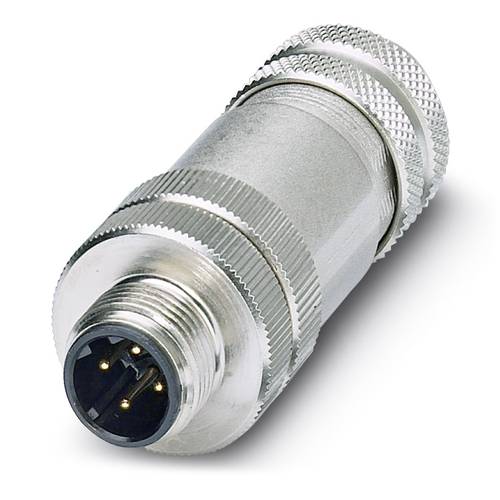 Thumbnail - Phoenix Contact 1521258 Sensor-/Aktor-Datensteckverbinder M12 Stecker, gerade Polzahl Sensoren: 4 1 St.