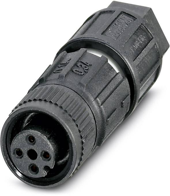 Phoenix Contact 1641701 Sensor-, aktuator-stik, M12 Tilslutning, lige Pol-tal (RJ): 4 1 stk