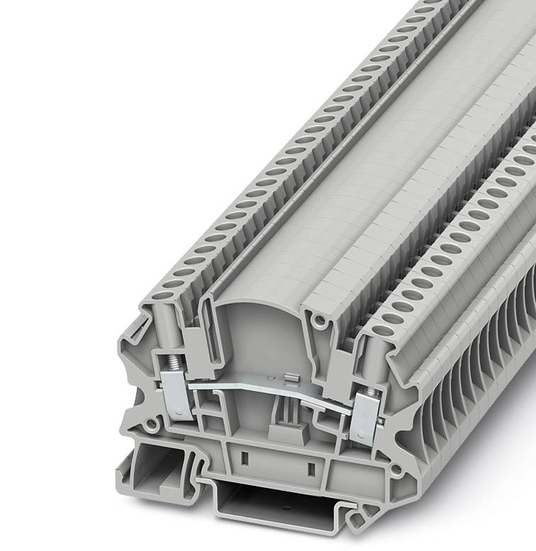 Phoenix Contact 3047465 Durchgangsklemme 6.2 mm Schrauben Grau 50 St.