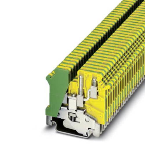 Phoenix Contact 1923128 Durchgangsreihenklemme 5.2 mm Schrauben Grün, Gelb 50 St.