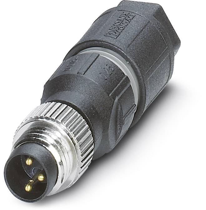 Phoenix Contact 1441024 Sensor-, aktuator-stik, M8 Stik, lige Pol-tal (RJ): 3 1 stk