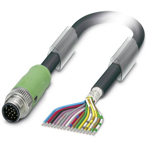 Thumbnail - Phoenix Contact 1430226 Sensor-/Aktor-Steckverbinder, konfektioniert M12 Stecker, gerade 5.00 m Polzahl Sensoren: 17 1 S...