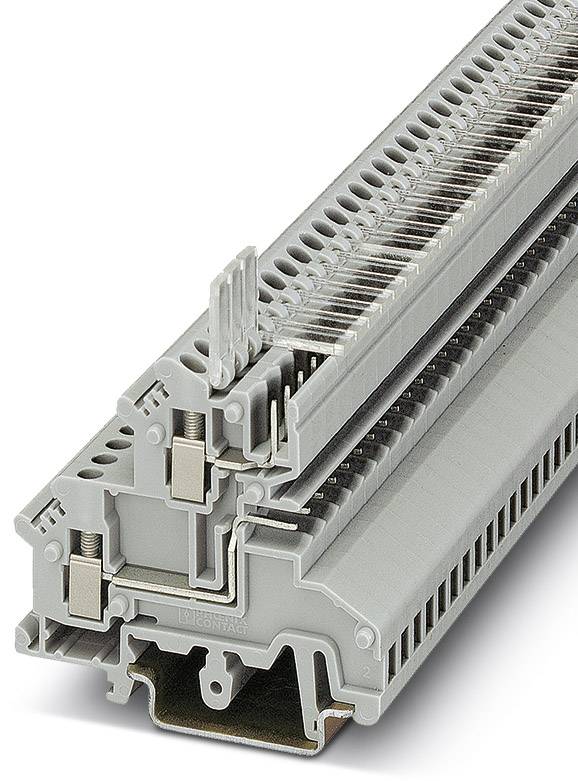 Phoenix Contact 2770846 Doppelstockklemme 5.08 mm Schrauben, Steck-Klemm Grau 50 St.