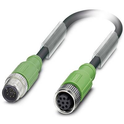 Phoenix Contact 1522998 Sensor-/Aktor-Steckverbinder, konfektioniert M12 Stecker, gerade, Buchse, gerade 3.00 m Polzahl