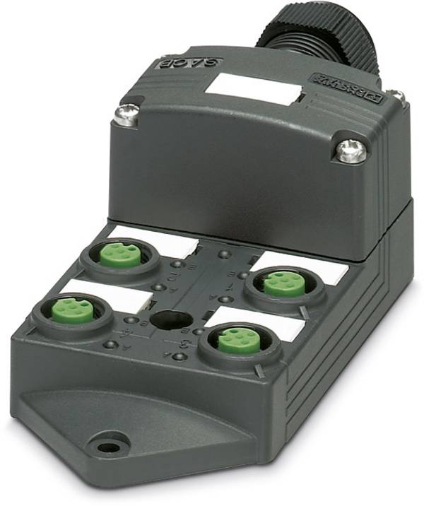 Phoenix Contact SACB-4/ 8-L-C SCO P 1452819 Sensor/Aktorbox passiv M12-Verteiler mit Kunststoffgewinde 1 St. Piece
