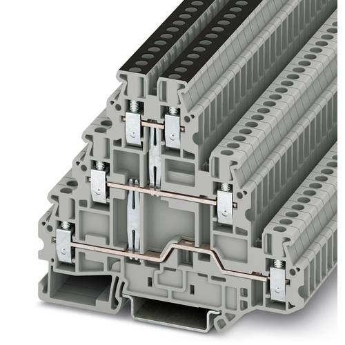 Phoenix Contact 3214262 Mehrstockklemme 5.2 mm Schrauben Grau 50 St.