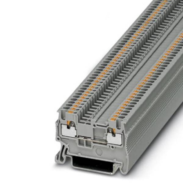 Phoenix Contact 3208100 Durchgangsreihenklemme 3.5 mm Schnellanschluss  Grau 50 St.