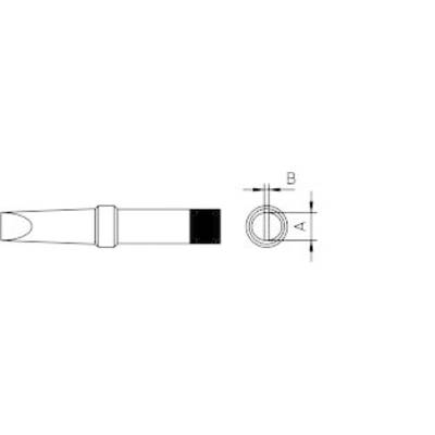 Weller 4PTC8-1 Lötspitze Flachform Spitzen-Größe 3.2 mm Spitzen-Länge 33 mm Inhalt 1 St.
