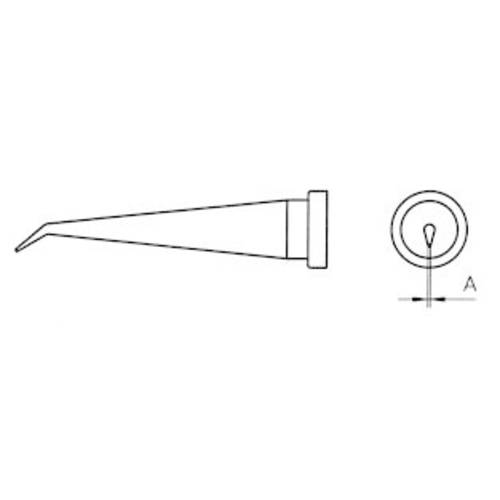Thumbnail - Weller LT-1LX Lötspitze Langform, konisch, gebogen Spitzen-Größe 0.2 mm Inhalt 1 St.