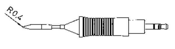 Weller RT2 Lötspitze Konisch Spitzen-Größe 0.8 mm Spitzen-Länge 19 mm Inhalt 1 St.