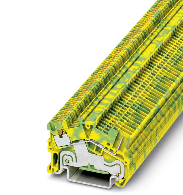 Phoenix Contact 3214479 Dreistock-Schutzleiterklemme 3.5 mm Schnellanschluss Grün, Gelb 50 St.