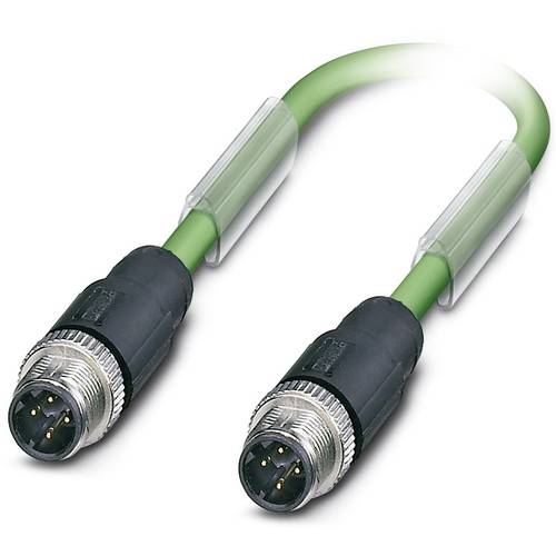 Thumbnail - Phoenix Contact 1524381 Sensor-/Aktor-Datensteckverbinder, konfektioniert M12 Stecker, gerade 5.00 m Polzahl Sensoren: 4...