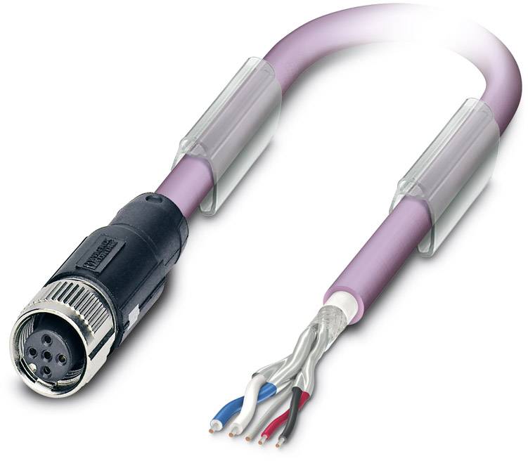 Phoenix Contact 1518229 Sensor-/Aktor-Datensteckverbinder, konfektioniert M12 Buchse, gerade 5.00 m Polzahl Sensoren: 5 ...