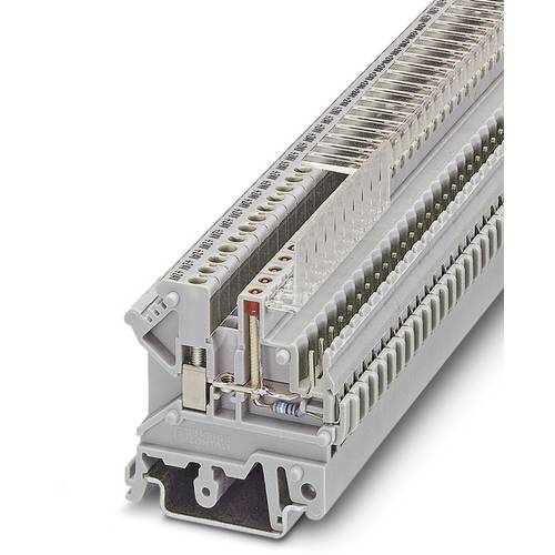 Phoenix Contact 3002076 Durchgangsklemme 5.1 mm Schrauben, Steck-Klemm Grau 50 St.