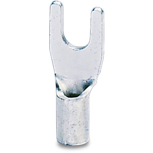 Thumbnail - Phoenix Contact 3240140 Gabelkabelschuh 0.50 mm² 1 mm² Loch-Ø=5.3 mm Unisoliert Metall 100 St.