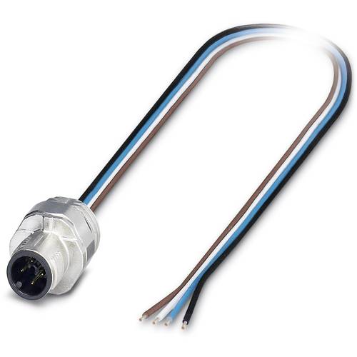 Phoenix Contact 1530595 Sensor-/Aktor-Einbausteckverbinder M5 Stecker, Einbau 0.50 m Polzahl Sensoren: 4 1 St.