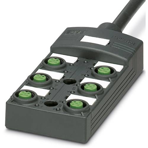 Phoenix Contact SACB-6/ 6-L-10,0PUR SCO P 1452644 Sensor/Aktorbox passiv M12-Verteiler mit Kunststoffgewinde 1 St.