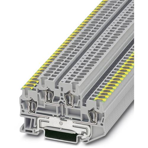 Phoenix Contact 3036314 Durchgangsreihenklemme 5.2 mm Zugfeder Grau, Grün, Gelb 50 St.