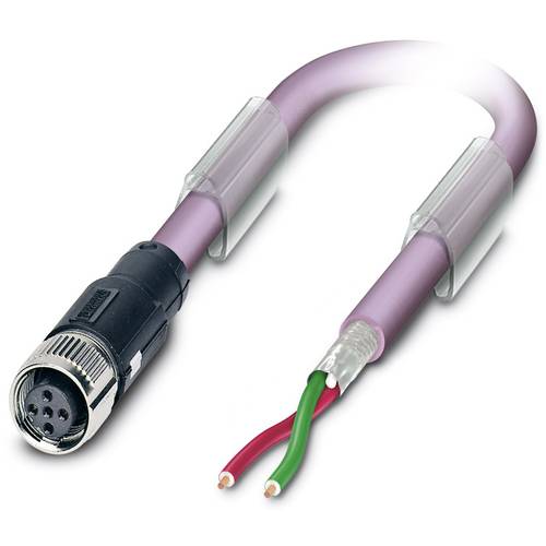 Phoenix Contact 1518083 Sensor-/Aktor-Datensteckverbinder, konfektioniert M12 Buchse, gerade 10.00 m Polzahl Sensoren: 2...